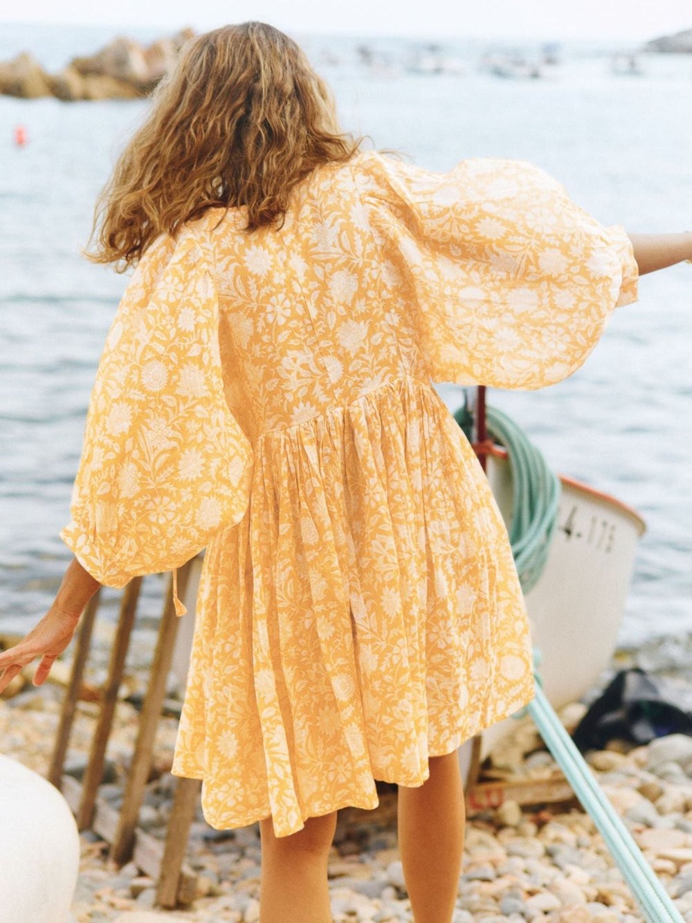 🔥HOT SALE 🔥V Neck Summer Half Sleeve Floral Tunic Short Dress